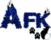 Afk Blue Furry Sign M/F