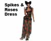 Spikes & Roses Gown