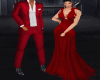 Elegant Red Party Suit