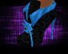Blue/Black Burlesq Heels