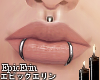 M- Lip Piercings
