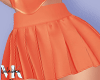 VK. Orange Heart Skirt