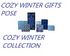 Cozy Winter Gifts Pose