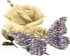 Animated Rose+butterfly