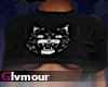 .:T:. Kitty Cropped Tee