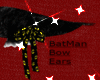 -Ears w/Batman Bow-