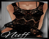 *NUFF* LACE TOP  *BLK*