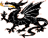 animated red blackdragon
