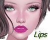 Allie Hot Pink Lips