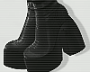 ! Black Leather Boot