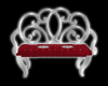 Red Royal Wedding Bench