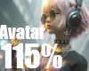 115% Avatar Scale