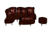 Crimson Aces couch