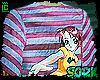 shirt anime printed purp