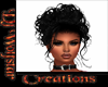 black evening hair