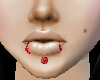 *-*Red Lip Piercing
