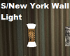 S/New York Wall Light