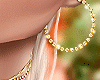 Gold Pearl Earings