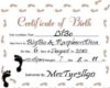 Lil Bo Birth Certificate