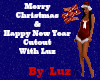 Christmas Cutout W/ Luz