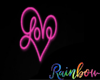 Neon Pink Love Sign