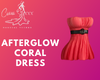 Afterglow Coral Dress