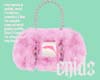E.Pink Furry Bag