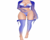 Lingerie Thong Set Blue