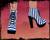 Striped Ankle Boots 2