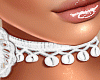 8! ِ White Cro Necklace