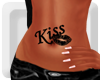 <PAT>Kiss Belly Tattoo