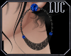 [luc] Nox Earrings Sapph