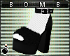 B! FMB Fluff Heels Black