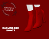 Darling Red Boots