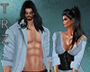 TRZ- Couple Shirt M