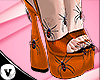 (V) heels shoes orang/13