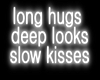Long Hugs | Neon Sign