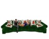 Christmas Green Couch