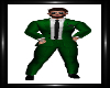 |PD| green suit w/ tie