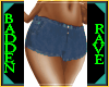 Rl blue denim shorts