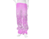 Furry pink bottoms