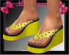 *Retro Wedges Yellow*