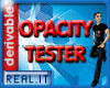 {R} Der Opacity Tester