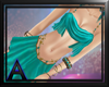 Aqua Dancer Silk Dress