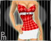 *PM* Red/white dress