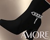 Amore Black Chain Boots