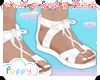 . Cute Sandals White