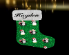 Hayden Christmas Stockin