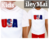 i| Girls USA Shirt