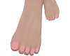 Pink Feet Nails